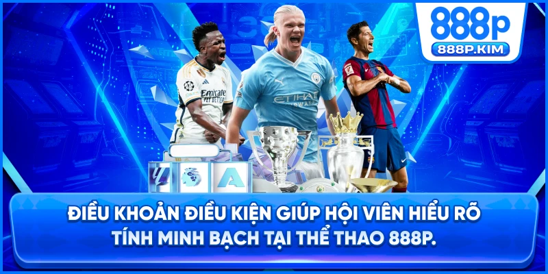 Điều khoản điều kiện giúp hội viên hiểu rõ tính minh bạch tại Thể Thao 888P.